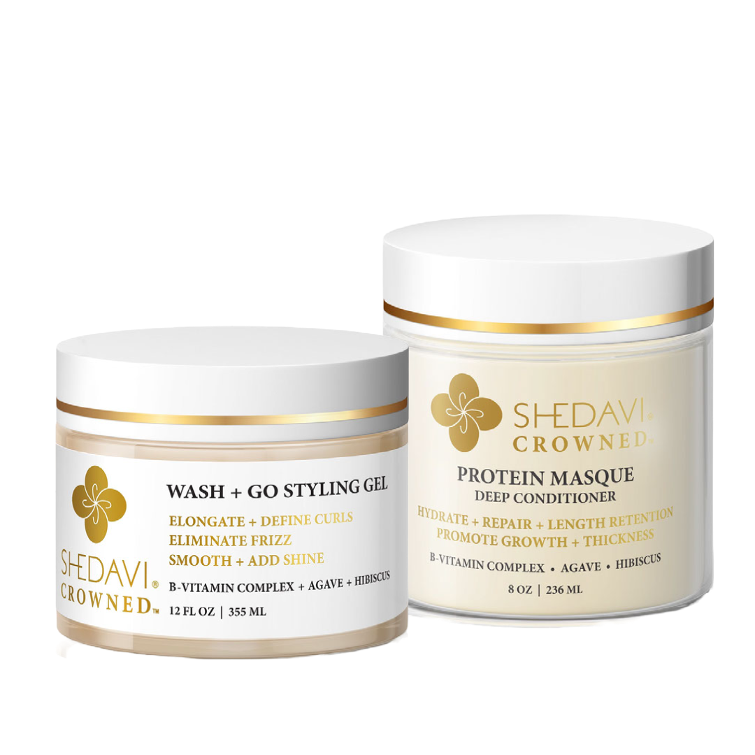 Crowned Curly Style + Strengthen Duo