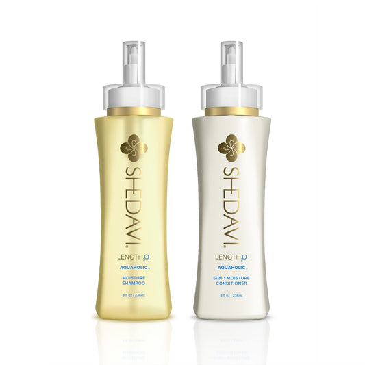 LENGTH₂O™ Aquaholic™ Moisture Shampoo + Conditioner Duo