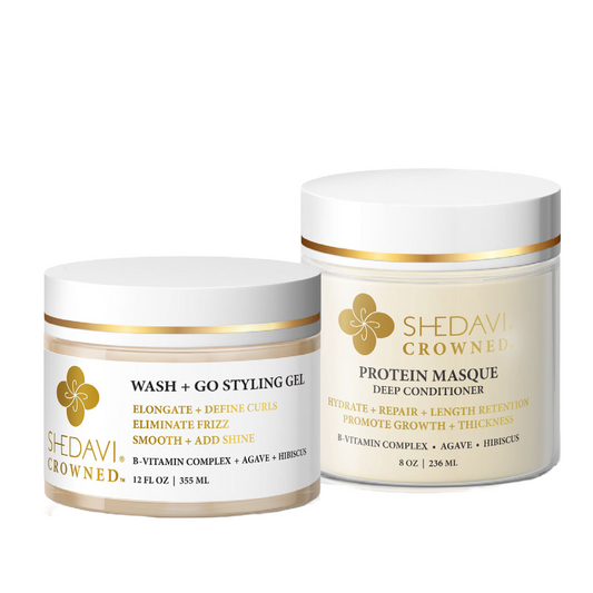 Crowned Curly Style + Strengthen Duo